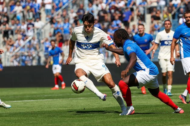 2026.08.01 Darmstadt, Testpiel SV Darmstadt 98 - FC Portsmouth v.l. Hojae Lee (SV Darmstadt 98),in action, with the ball Copyright: HMBxMedia JoaquimxFerreira