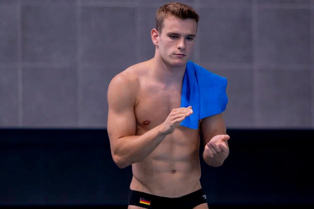 France, Paris, Centre Aquatique Olympique Metropole du Grand Paris, 01.08.2026, European Aquatics European Championships Diving, Day 2, Men™s 1m Springboard Preliminary, Moritz Linus Wesemann of Germany Photo by Eibner Pressefoto Tino Henschel European Aquatics European Championships Diving, Day 2, Men™s 1m Springboard Preliminary Paris Copyright: xEibnerxPressefotox