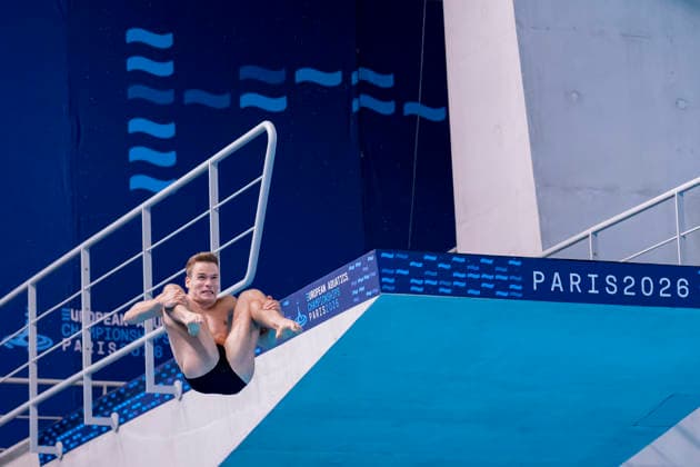 France, Paris, Centre Aquatique Olympique Metropole du Grand Paris, 01.08.2026, European Aquatics European Championships Diving, Day 2, Men™s 1m Springboard Preliminary, Moritz Linus Wesemann of Germany Photo by Eibner Pressefoto Tino Henschel European Aquatics European Championships Diving, Day 2, Men™s 1m Springboard Preliminary Paris Copyright: xEibnerxPressefotox