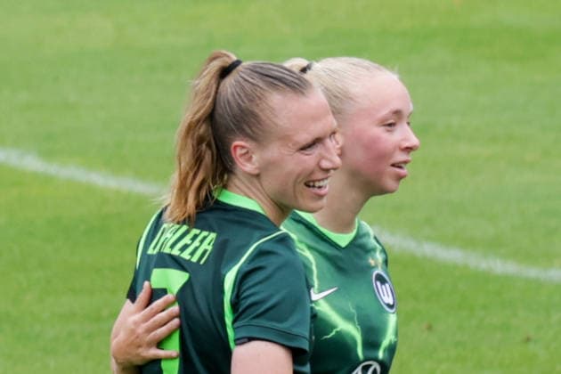 01.08.2026, xgrfx, Fussball Testspiel Frauen , RB Leipzig - VfL Wolfsburg v.l. Tor, Ella Peddemors zum 0:1 (VfL Wolfsburg) (DFL DFB REGULATIONS PROHIBIT ANY USE OF PHOTOGRAPHS as IMAGE SEQUENCES and or QUASI-VIDEO) Leipzig