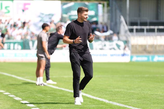 Fußball I Herren I Saison 2026 2027 I Regionalliga Nord I 1. Spieltag I VfB Lübeck - SC Weiche Flensburg I 01.08.2026 Dominic Hartmann (Sportlicher Leiter, SC Weiche Flensburg 08) Lübeck Stadion an der Lohmühle Schleswig-Holstein Deutschland Copyright: xLobeca VivianxPfaffx