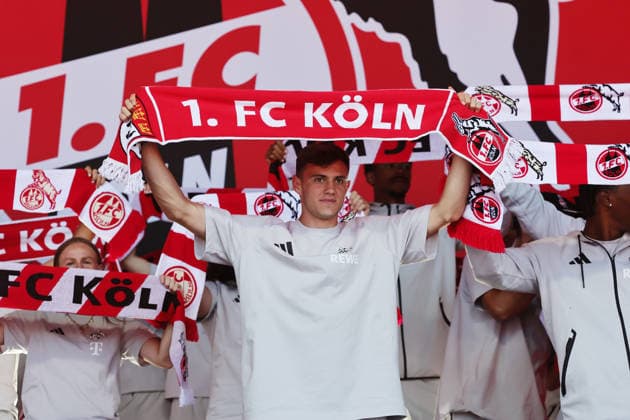 1. FC Köln, Saisoneröffnung auf den Vorwiesen, 01.08.2026, Paul Okon-Engstler (1. FC Köln), Bild: