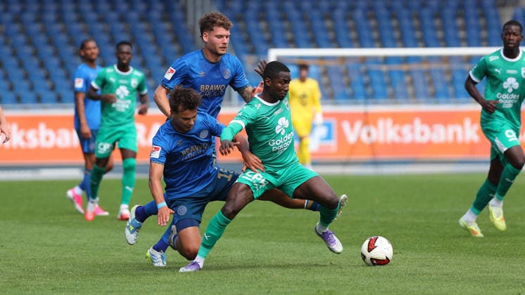 Eintracht vs. RAAL La Louviere, Testspiel Braunschweig, 01.08.2026, Fußball, Herren, Saison 2026 2027, Testspiel, Eintracht Braunschweig vs. RAAL La Louviere: Florian Flick (Eintracht Braunschweig) , Max Marie (Eintracht Braunschweig) Deutschland