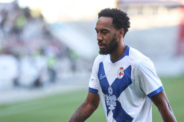 Fussball: Freundschaftsspiel, FC St. Pauli - Deportivo La Coruna, Hamburg, 01.08.2026 Pierre-Emerick Aubameyang (La Couna)