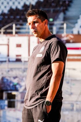 Deutschland: Fußball 2. Bundesliga 2026 27, Vorbereitungsspiel FC St. Pauli vs Deportivo de A Coruna Millerntor-Stadion (Hamburg): Marcel Rapp (FC St. Pauli, Trainer), Freisteller Copyright: xStefanxTrochax