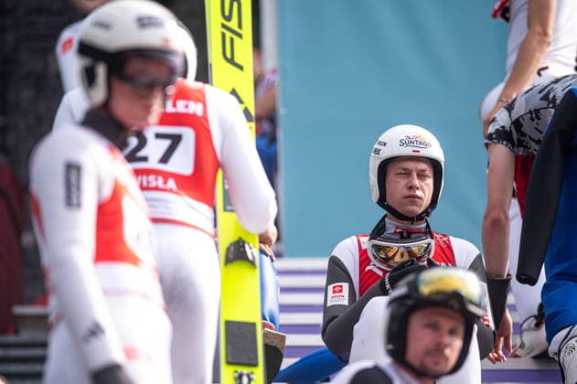 Wisla 01.08.2026 Ski jumping, Skispringen, Ski, nordisch FIS Summer Grand Prix 2026 on Adam Malysz Wisla Malinka Hill. Day 1. Training. --- Skoki Narciarskie. FIS Letnie Grand Prix 2026 na Skoczni im. Adama Malysza w Wisle Malince. Dzien 1. Trening Persons shown : Aleksander Zniszczol Fot. Kai Taller Arena Akcji NEWSPIX.PL --- newspix.pl POLAND OUT! 