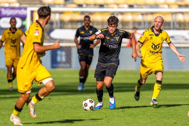 Faton Ademi (Alemannia Aachen, 36) Roda Kerkrade vs. Alemannia Aachen, Fussball, Internationales Testspiel, Saison 2026 2027, 01.08.2026 Roda Kerkrade vs. Alemannia Aachen, Fussball, Internationales Testspiel, Saison 2026 2027, 01.08.2026 Kerkrade Copyright: xEibner-Pressefoto J.xDerondeaux EP_JDU