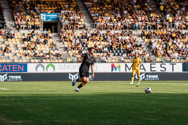 Niederlande Deutschland: Fußball Testspiel Männer 2026 - 2027 - Roda JC Kerkrade vs. Alemannia Aachen - Parkstad Limburg Stadion, Zweikampf, Faton Ademi (Alemannia Aachen, 36) Copyright: xThiemoxRudolphx