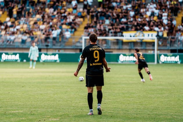 Niederlande Deutschland: Fußball Testspiel Männer 2026 - 2027 - Roda JC Kerkrade vs. Alemannia Aachen - Parkstad Limburg Stadion, Daniel Starodid (Alemannia Aachen, 9) Copyright: xThiemoxRudolphx