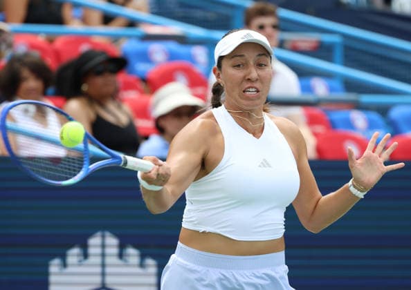 August 1, 2026, Washington, Columbia, USA: JESSICA PEGULA of USA during the match against D. Shnaider in semi-finals of Mubadala Washington DC, USA. Washington USA - ZUMAc278 20260801_zsp_c278_001 Copyright: xMarcinxCholewinskix