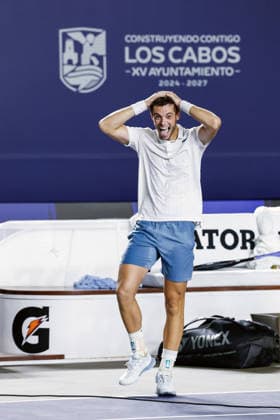 LOS CABOS TENNIS OPEN 2026 LOS CABOS TENNIS OPEN 2026 ARTHUR GEA VS DENIS SHAPOVALOV 01082026 LOS CABOS, MEXICO. Action photo of Arthur Gea of France, during the singles final match at the Los Cabos Tennis Open 2026 at the Cabo Sports Complex in Baja California, Mexico. Foto de accion de Arthur Gea de Francia, durante juego de la final de singles del Los Cabos Tennis Open 2026 celebrado en el Cabo Sports Complex en Baja California, Mexico. PHOTO BY IMAGENSHOP AGENCIA FOTOGRAFICA LOS CABOS BAJA CALIFORNIA MEXICO Copyright: xIMAGENSHOPxAGENCIAxFOTOGRAFICAx