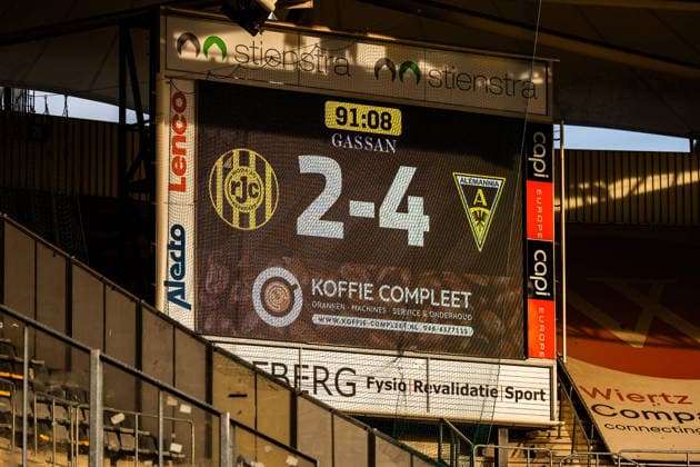 Endstand im Parkstad Limburg Stadion Roda Kerkrade vs. Alemannia Aachen, Fussball, Internationales Testspiel, Saison 2026 2027, 01.08.2026 Roda Kerkrade vs. Alemannia Aachen, Fussball, Internationales Testspiel, Saison 2026 2027, 01.08.2026 Kerkrade Copyright: xEibner-Pressefoto J.xDerondeaux EP_JDU