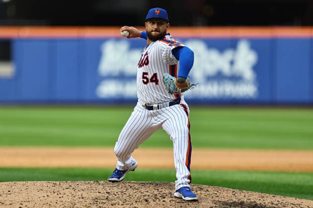 MLB, Baseball Herren, USA Miami Marlins Vs. New York Mets New York Mets relief pitcher Daniel Duarte, number 53, throws during the fifth inning of a baseball game against the Miami Marlins at Citi Field in Flushing, New York, on August 1, 2026. Flushing N.Y. United States  Copyright: xGordonxDonovanx originalFilename:donovan-mlbmiami260801_np7Tu.jpg