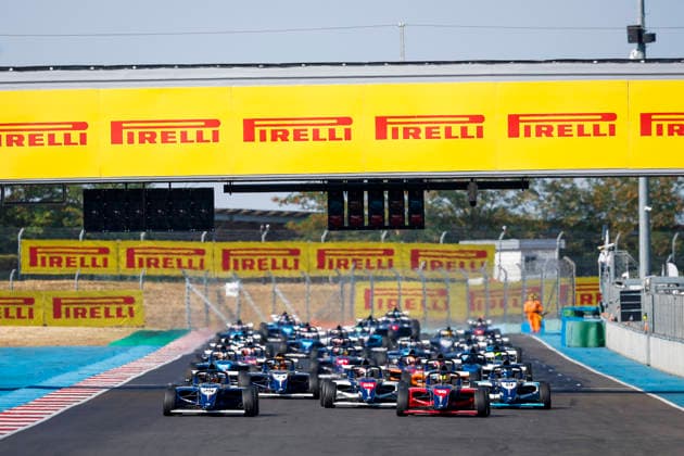 AUTO - CHAMPIONNAT DE FRANCE FFSA F4 2026 - MAGNY-COURS 29 DAUVERGNE MatthÃ o (FRA),Mygale M21-F4, action 79 RAMAEKERS Thibaut (BEL),Mygale M21-F4, action depart start of the race 3, during the 4th round of the Championnat de France FFSA F4 2026, from July 31 to August 2, 2026 on the Circuit de Nevers Magny-Cours, in Magny-Cours, France -  Copyright: xGREGORYxLENORMANDx