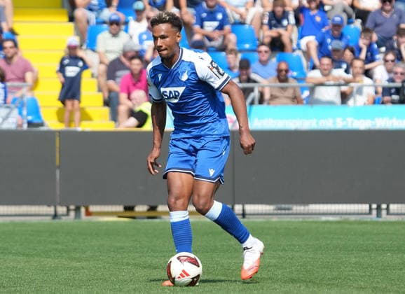Testspiel, TSG Hoffenheim vs Karlsruher SC 01.08.2024, Dietmar-Hopp-Stadion, Hoffenheim, Testspiel, TSG Hoffenheim vs Karlsruher SC , Bambase Conte (Hoffenheim) Hoffenheim Dietmar-Hopp-Stadion Baden-Wuerttemberg Deutschland Copyright: xNordphotox xBraticx