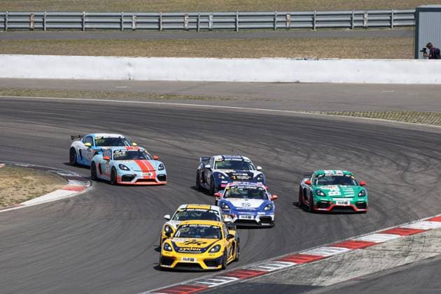 RECORD DATE NOT STATED Die Meute der Porsce Cayman Klasse Cup3 auf dem Nuerburgring GER, Motorsport, Nuerburgring Langstrecken Serie 2026, NLS, 6h ADAC Ruhr-Pokal-Rennen, Rennen 7, Nuerburgring, Deutschland, Rheinland-Pfalz, 01.08.2026 GER, Motorsport, Nuerburgring Langstrecken Serie 2026, NLS, 6h ADAC Ruhr-Pokal-Rennen, Rennen 7, Nuerburgring, Deutschland, Rheinland-Pfalz, 01.08.2026 Nuerburg Copyright: xEibner-Pressefoto JuergenxAugstx EP_JAT