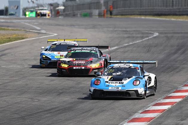 RECORD DATE NOT STATED 123 Martin Rump (EST) Ben Buenagel (Bonn GER) Noah Nagelsdiek (Alsdorf GER), Porsche 911 GT3 R Evo2, Team: Mühlner Motorsport powered by H&R (BEL), 75 Dominik Fugel (Chemnitz GER) Marcel Fugel (Chemnitz GER) Benjamin Leuchter (Duisburg GER), Audi R8 LMS GT3 EVO II, Team: Max Kruse Racing (GER) und 25 Ben Doerr (Butzbach GER) Phil Doerr (Butzbach GER) Volker Strycek (Dehrn GER), McLaren 720S GT3, Team: Doerr Motorsport (GER) GER, Motorsport, Nuerburgring Langstrecken Serie 2026, NLS, 6h ADAC Ruhr-Pokal-Rennen, Rennen 7, Nuerburgring, Deutschland, Rheinland-Pfalz, 01.08.2026 GER, Motorsport, Nuerburgring Langstrecken Serie 2026, NLS, 6h ADAC Ruhr-Pokal-Rennen, Rennen 7, Nuerburgring, Deutschland, Rheinland-Pfalz, 01.08.2026 Nuerburg Copyright: xEibner-Pressefoto JuergenxAugstx EP_JAT