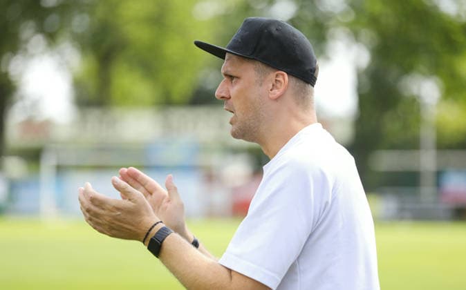Foto : Trainer Björn Sörensen (Todesfelde) Fussball Regionalliga Nord , 1. Spieltag am So. 02.08.2026 SV Todesfelde - FC St. Pauli II