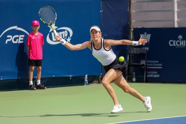 WARSZAWA 02.08.2026 TURNIEJ WTA, Tennis Damen 125 WARSAW T-MOBILE POLISH OPEN - KWALIFIKACJE --- TENNIS TOURNAMENT WTA 125 WARSAW T-MOBILE POLISH OPEN - QUALIFICATION ROUND URSZULA RADWANSKA FOT. ANNA KLEPACZKO FOTOPYK NEWSPIX.PL --- newspix.pl POLAND OUT! 