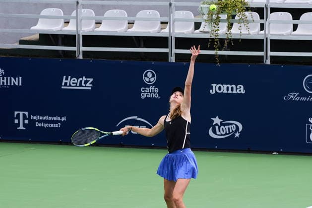 Warszawa 02.08.2026. Tenis. WTA, Tennis Damen 125 Warsaw T-Mobile Polish Open, day 1, Warsaw, Poland --- Tenis. Turniej WTA 125 Warsaw T-Mobile Polish Open, dzien 1, Warszawa Persons shown: Nika Hurkacz (POL) Fot. Dominika Chmura Arena Akcji NEWSPIX.PL --- newspix.pl POLAND OUT! 