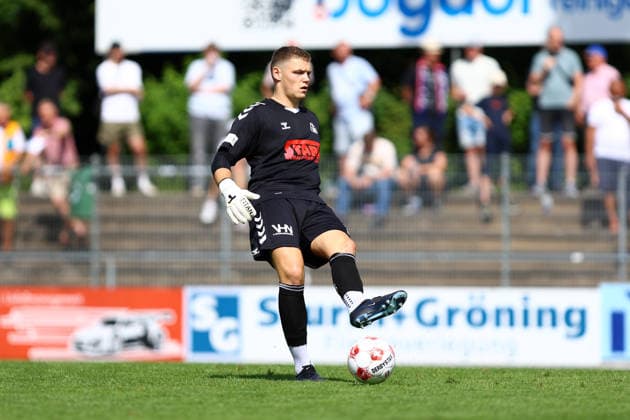 1 Damian Schobert (SV Atlas Delmenhorst) Fußball I Herren I Regionalliga Nord I Saison 2026-2027 I 1. Spieltag I FC Eintracht Norderstedt - SV Atlas Delmenhorst I 02.08.2026 I Edmund-Plambeck-Stadion