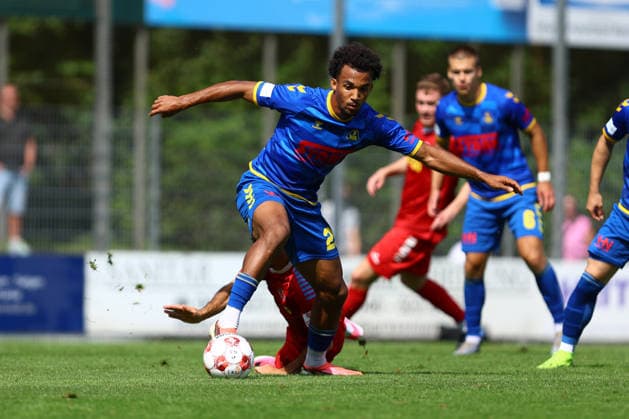 29 Eric Anozie (SV Atlas Delmenhorst) Fußball I Herren I Regionalliga Nord I Saison 2026-2027 I 1. Spieltag I FC Eintracht Norderstedt - SV Atlas Delmenhorst I 02.08.2026 I Edmund-Plambeck-Stadion