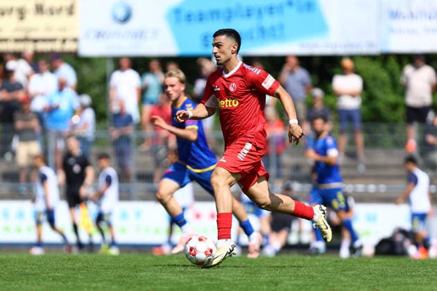30 Milad Nejad (FC Eintracht Norderstedt) Fußball I Herren I Regionalliga Nord I Saison 2026-2027 I 1. Spieltag I FC Eintracht Norderstedt - SV Atlas Delmenhorst I 02.08.2026 I Edmund-Plambeck-Stadion