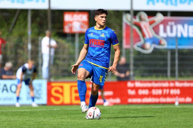 4 Alejo Sanchez Romero (SV Atlas Delmenhorst) Fußball I Herren I Regionalliga Nord I Saison 2026-2027 I 1. Spieltag I FC Eintracht Norderstedt - SV Atlas Delmenhorst I 02.08.2026 I Edmund-Plambeck-Stadion
