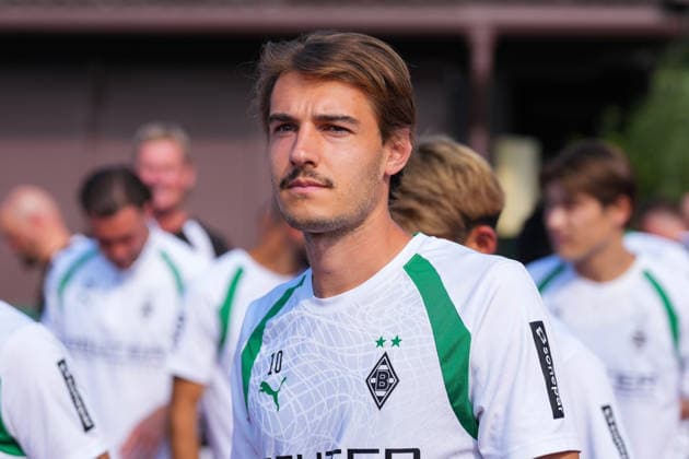02.08.2026, xydrx, Fußball, Trainingslager, Borussia Mönchengladbach, Saison 2026 2027, Stadion am Birkenmoos: Florian Neuhaus (Borussia Moenchengladbach, 10) DFB regulations prohibit any use of photographs as image sequences and or quasi-video. Copyright: HMBxMedia YannisxDreimann