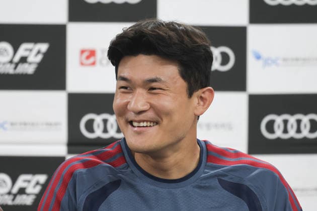 SKO, Kim Min-jae (FC Bayern Muenchen, 3), Pressekonferenz FC Bayern Muenchen vor dem Testspiel bei Jeju SK, Saison 2026-27, 03.08.2026 Bayern Muenchen Suedkorea Jeju Copyright: xEibner-Pressefotox EP_JNL