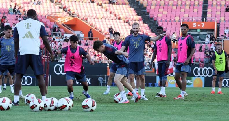 SKO, Konrad Laimer (FC Bayern Muenchen 27), Oeffentliches Training FC Bayern Muenchen vor dem Testspiel bei Jeju SK, Saison 2026-27, 03.08.2026 Bayern Muenchen Suedkorea Copyright: xEibner-Pressefotox EP_JNL