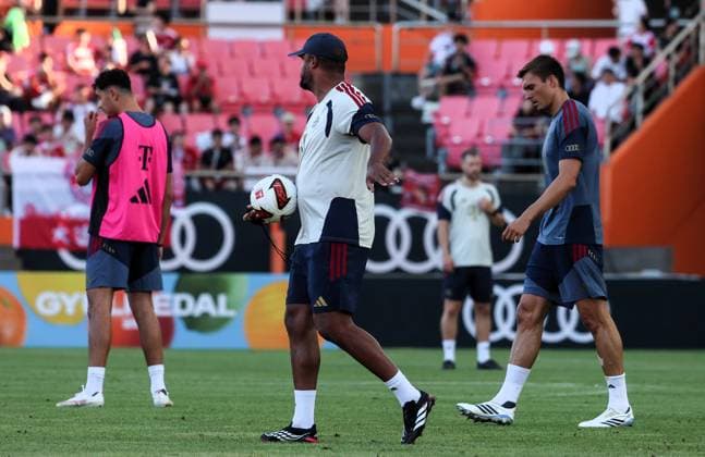 SKO, Vincent Kompany (FC Bayern Muenchen), Trainer, Oeffentliches Training FC Bayern Muenchen vor dem Testspiel bei Jeju SK, Saison 2026-27, 03.08.2026 Bayern Muenchen Suedkorea Copyright: xEibner-Pressefotox EP_JNL