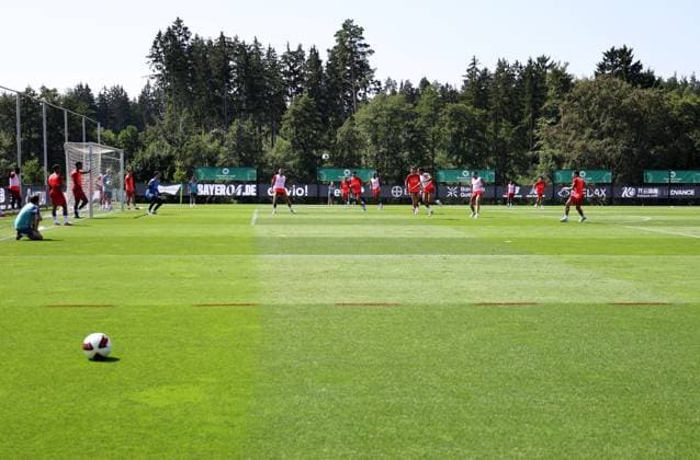 GER, Trainingslager Bayer 04 Leverkusen - Blankenhain 03.08.2026, Blankenhain, GER, Saison 2026 2027, 1.Bundesliga, Bayer 04 Leverkusen - Trainingslager im Bild Trainingsspiel zum Trainingsabschluss DFL regulations prohibit any use of photographs as image sequences and or quasi-video
