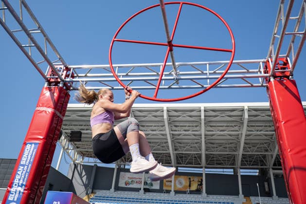 2026 European Modern pentathlon, moderner Fünfkampf Championships begin in Istanbul ISTANBUL, TURKIYE - AUGUST 03: Athletes compete in various categories as the 2026 European Modern Pentathlon Championships kick off at the Burhan Felek Sports Complex in Istanbul, Turkiye, on August 03, 2026. Celal Gunes Anadolu Istanbul Turkey. Editorial use only. Please get in touch for any other usage.  Copyright: x2026xAnadoluxCelalxGunesx