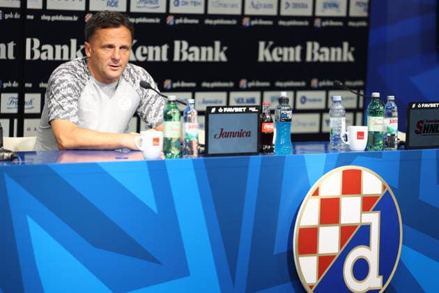 Croatia, Zagreb, 030826. Maksimir Stadium. press conference, PK, Pressekonferenz of GNK Dinamo before the match of the third round of UEFA Champions League qualification against Kauno Zalgiris. In the photo: Mario Kovacevic. Photo: Ranko Suvar CROPIX Zagreb Croatia Copyright: xxRankoxSuvarx dinamo_press5-030826