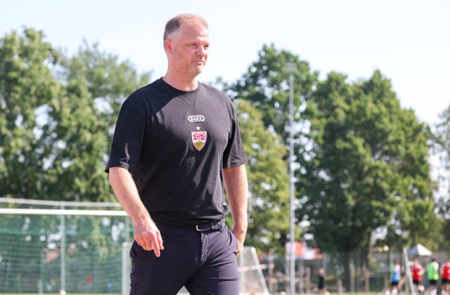 04.08.2026, Deutschland, Grassau, Fußball Bundesliga, Saison 2026 2027, Trainingslager VfB Stuttgart, Vorstand Fabian Wohlgemuth