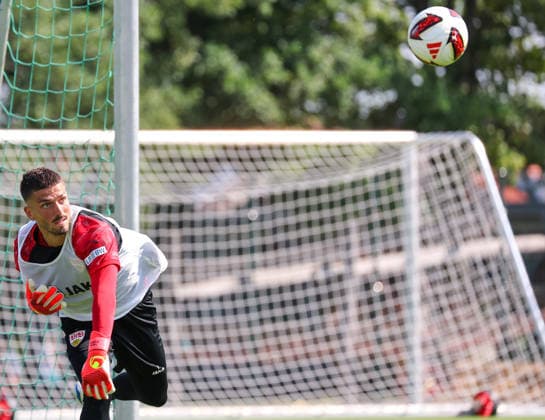 04.08.2026, Deutschland, Grassau, Fußball Bundesliga, Saison 2026 2027, Trainingslager VfB Stuttgart, Fabian Bredlow