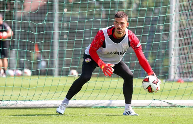 04.08.2026, Deutschland, Grassau, Fußball Bundesliga, Saison 2026 2027, Trainingslager VfB Stuttgart, Fabian Bredlow