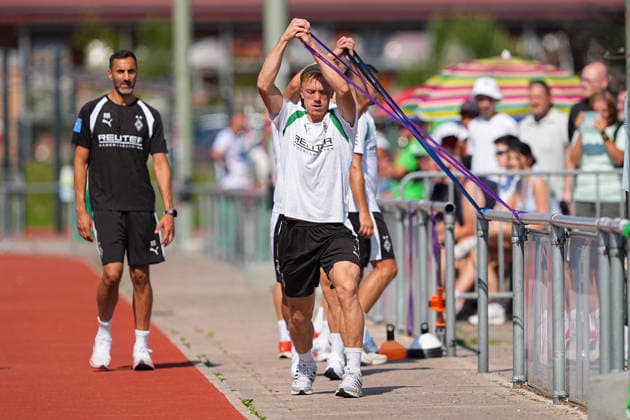 04.08.2026, xydrx, Fußball, Trainingslager, Borussia Mönchengladbach, Saison 2026 2027, Stadion am Birkenmoos: Isac Lidberg (Borussia Moenchengladbach, 3) DFB regulations prohibit any use of photographs as image sequences and or quasi-video. Copyright: HMBxMedia YannisxDreimann
