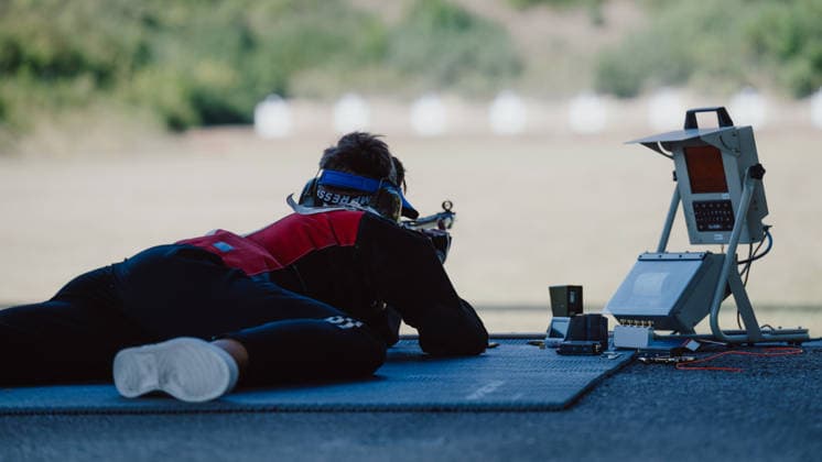 VARIOUS SPORTS - World Championship, WM, Weltmeisterschaft 2026 WIENER NEUSTADT,AUSTRIA,04.AUG.26 - VARIOUS SPORTS - CISM World Championship 2026, military pentathlon. Image shows Philipp Eidler (AUT).  GEPAxpictures xAlexanderxSolc