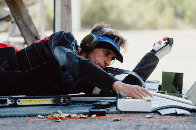VARIOUS SPORTS - World Championship, WM, Weltmeisterschaft 2026 WIENER NEUSTADT,AUSTRIA,04.AUG.26 - VARIOUS SPORTS - CISM World Championship 2026, military pentathlon. Image shows Philipp Eidler (AUT).  GEPAxpictures xAlexanderxSolc