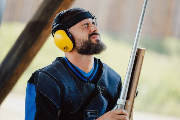 VARIOUS SPORTS - World Championship, WM, Weltmeisterschaft 2026 WIENER NEUSTADT,AUSTRIA,04.AUG.26 - VARIOUS SPORTS - CISM World Championship 2026, military pentathlon. Image shows Agustin Munoz Exposito (ESP).  GEPAxpictures xAlexanderxSolc