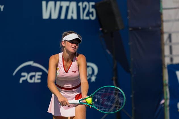 WARSZAWA 04.08.2026 TURNIEJ WTA, Tennis Damen 125 WARSAW T-MOBILE POLISH OPEN - RUNDA 32 --- TENNIS TOURNAMENT WTA 125 WARSAW T-MOBILE POLISH OPEN - ROUND 32 LINDA KLIMOVICOVA FOT. ANNA KLEPACZKO FOTOPYK NEWSPIX.PL --- newspix.pl