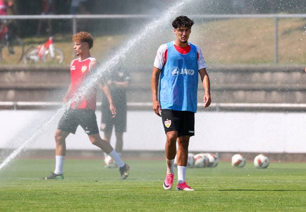 04.08.2026, Deutschland, Grassau, Fußball Bundesliga, Saison 2026 2027, Trainingslager VfB Stuttgart, Ertugrul Yigit