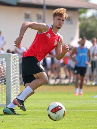 04.08.2026, Deutschland, Grassau, Fußball Bundesliga, Saison 2026 2027, Trainingslager VfB Stuttgart, Lazar Jovanovic