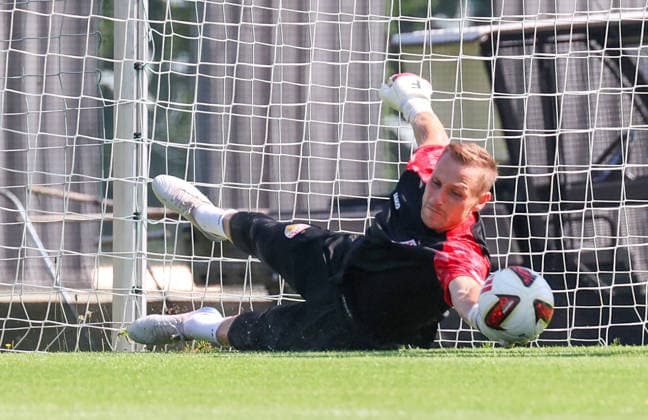 04.08.2026, Deutschland, Grassau, Fußball Bundesliga, Saison 2026 2027, Trainingslager VfB Stuttgart, Marius Funk
