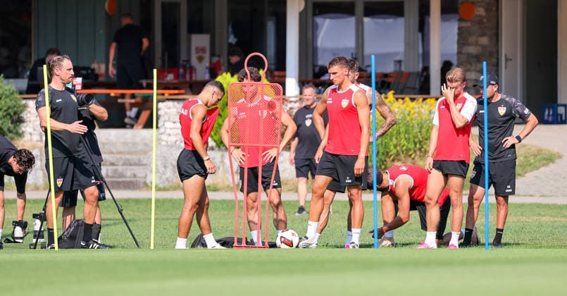 04.08.2026, Deutschland, Grassau, Fußball Bundesliga, Saison 2026 2027, Trainingslager VfB Stuttgart, Grischa Prömel