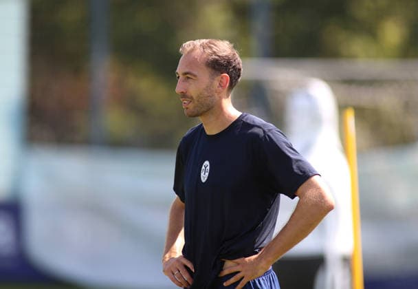 Fussball, Herren, Regionalliga Bayern, Saison 2026 2027, TSV 1860 München, Training Michael Eberwein (TSV 1860 München) stehend, Kopf, Oberkörper