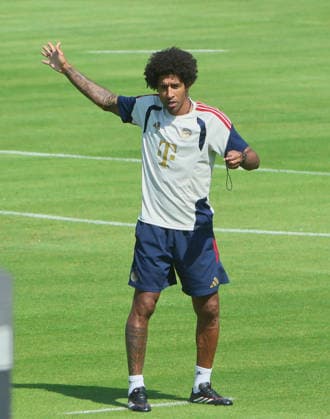 04.08.2026, FC Bayern Muenchen, Training, Saebenerstrasse Muenchen , Fussball, im Bild: Dante (FCBII)