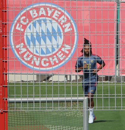 04.08.2026, FC Bayern Muenchen, Training, Saebenerstrasse Muenchen , Fussball, im Bild: Serge Gnabry (FC Bayern Muenchen)